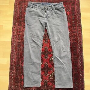 Jacob Cohen Style 622 Gray Straight-Leg Jeans Men’s Size 32